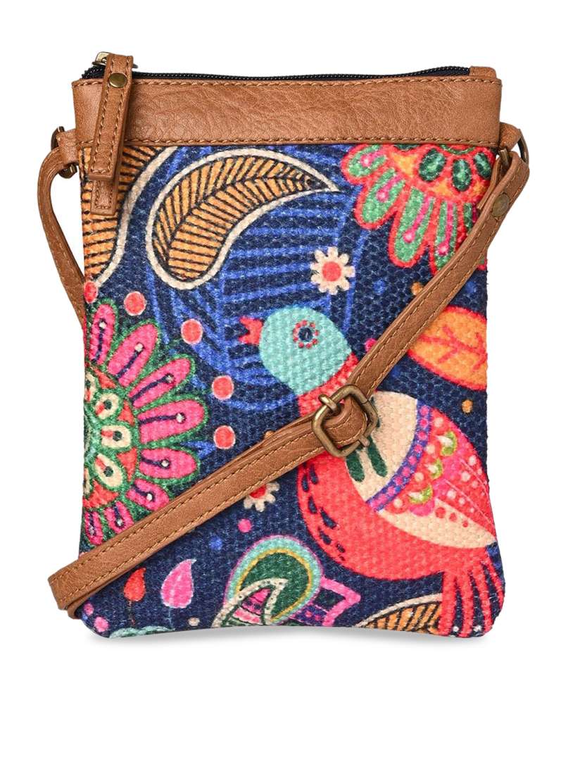 Buy Mona B Ethnic Motifs Printed Structured Sling Bag Handbags for Women 23768536 Myntra
