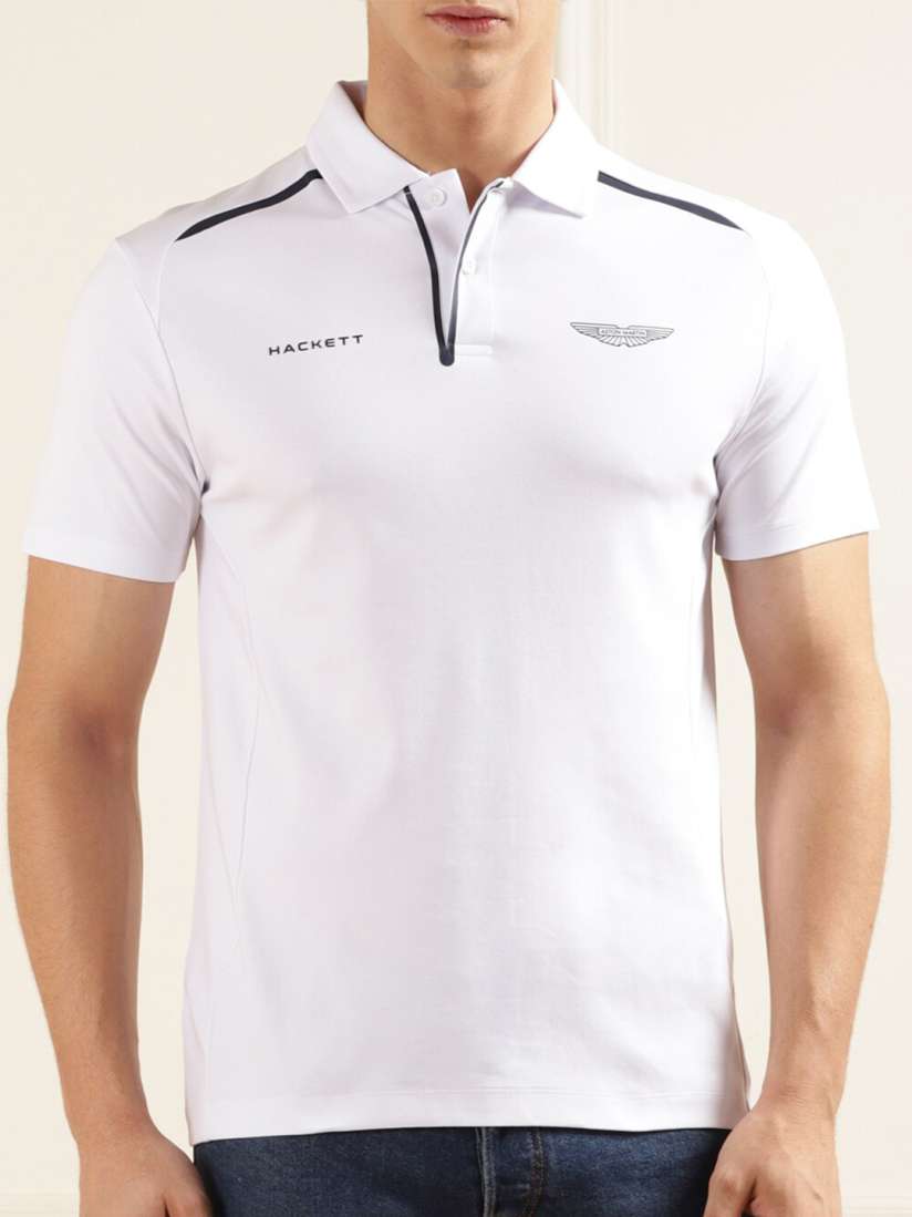 Buy HACKETT LONDON Polo Collar Cotton T Shirt Tshirts for Men 23774030 Myntra