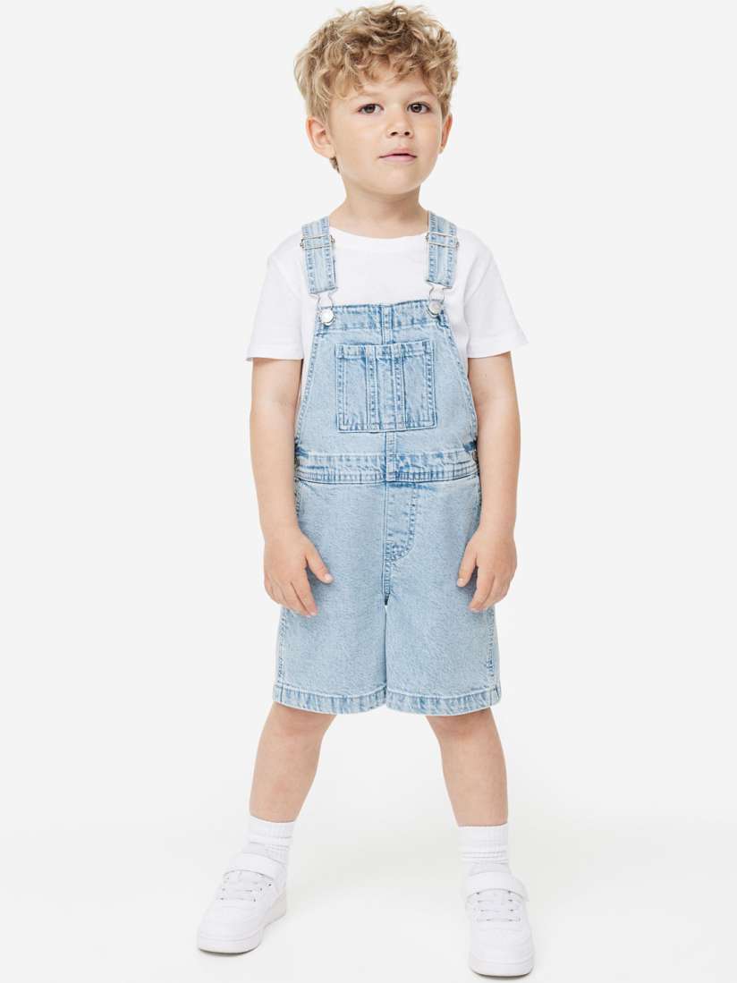 Buy H M Boys Denim Dungaree Shorts Dungarees for Boys 23774816 Myntra