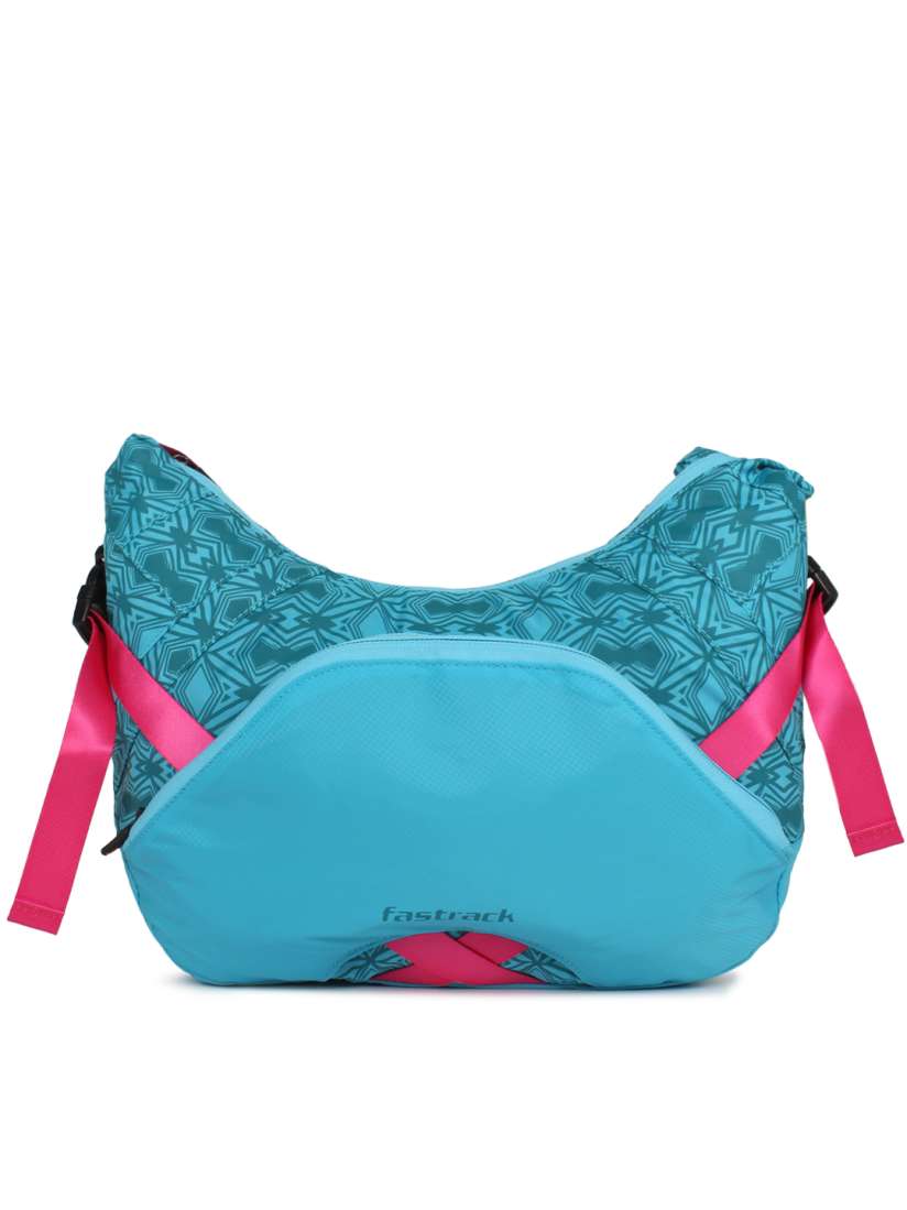 Buy Fastrack Blue Pink Printed Sling Bag Handbags for Women 2377575 Myntra