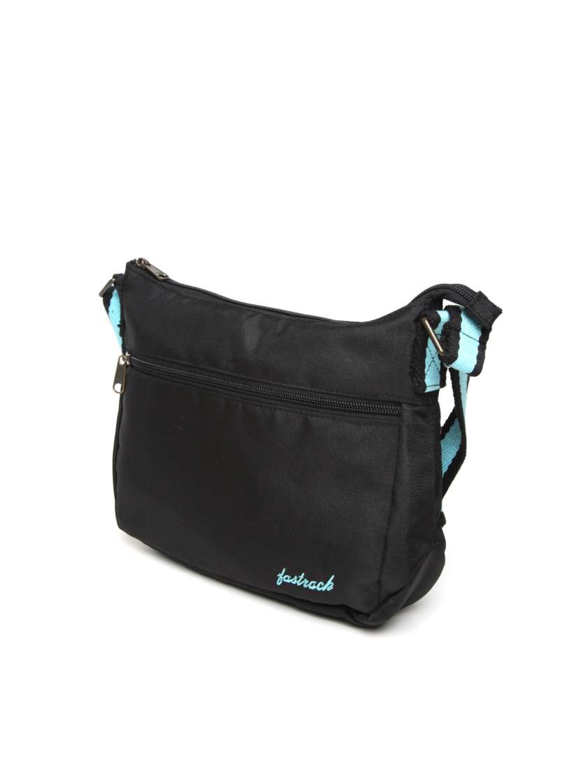Buy Fastrack Black Solid Sling Bag Handbags for Women 2377598 Myntra