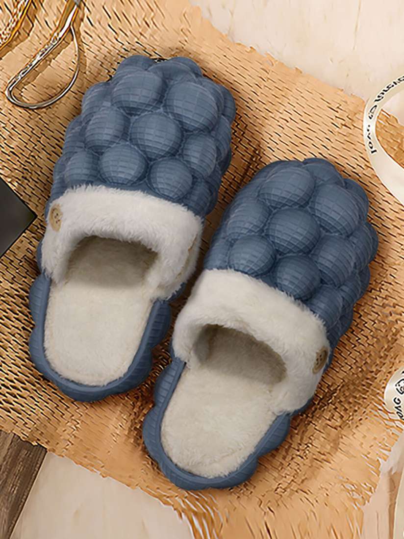 Fur slippers myntra cheap