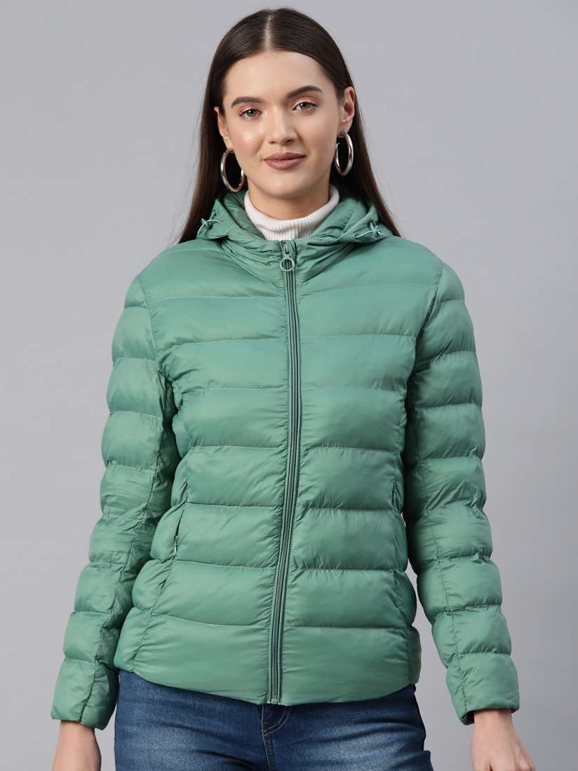 Buy Foreign Culture By Fort Collins Hooded Padded Jacket Jackets for Women 23778946 Myntra