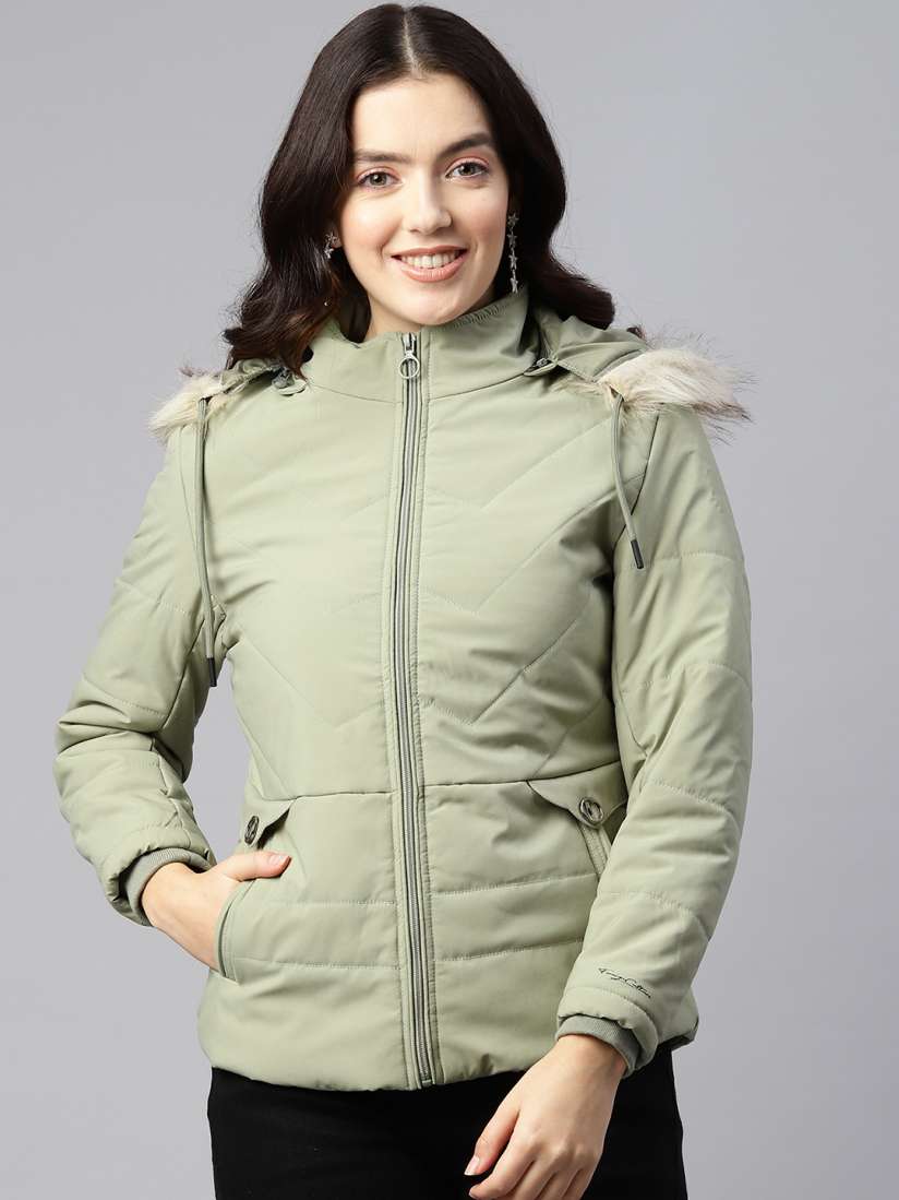 Ladies padded parka clearance