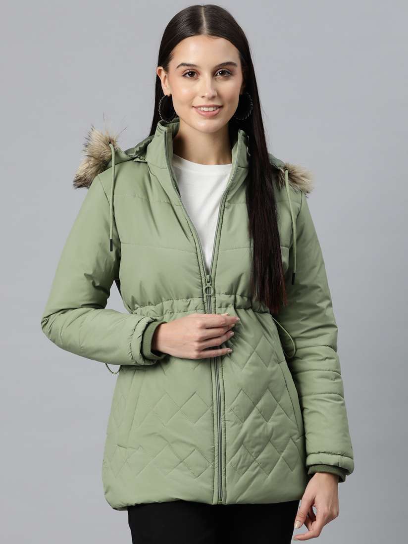 Longline hooded parka store