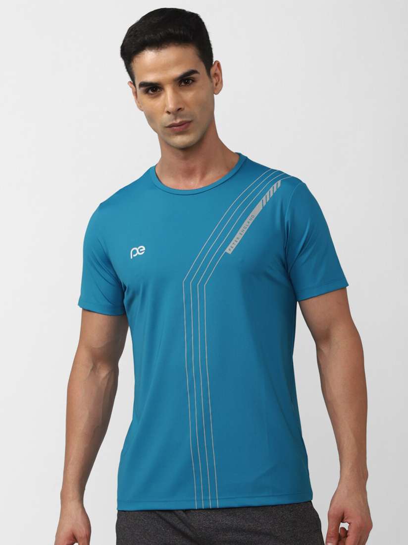 Buy Peter England Casuals Round Neck Slim Fit T shirt Tshirts for Men 23779646 Myntra