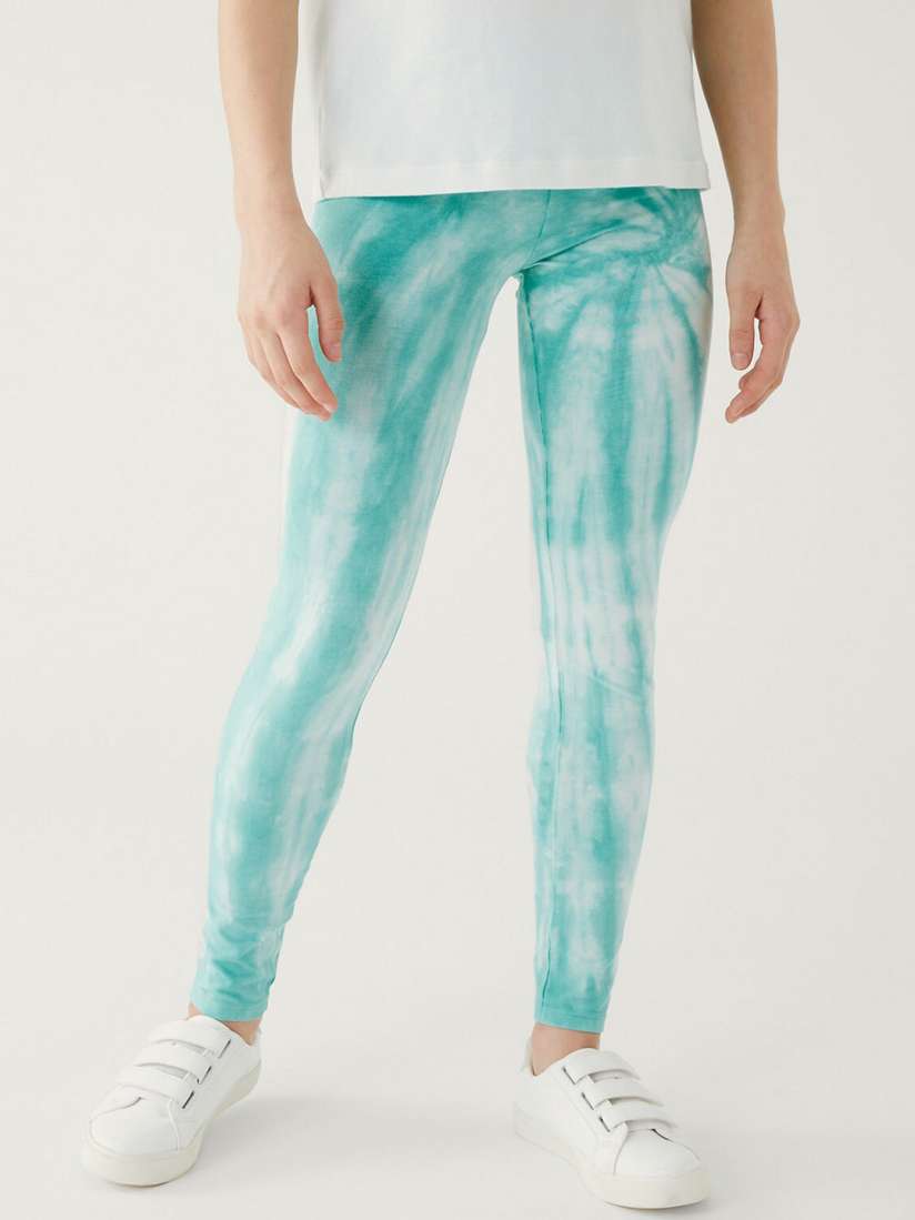 Buy Marks Spencer Girls Tie Dye Printed Leggings Leggings for Girls 23790770 Myntra