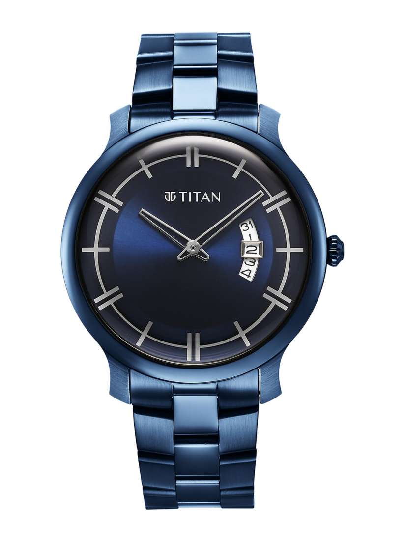 Buy Titan Men Dial Stainless Steel Bracelet Style Straps Analogue Watch 90170QM01 Watches for Men 23799830 Myntra