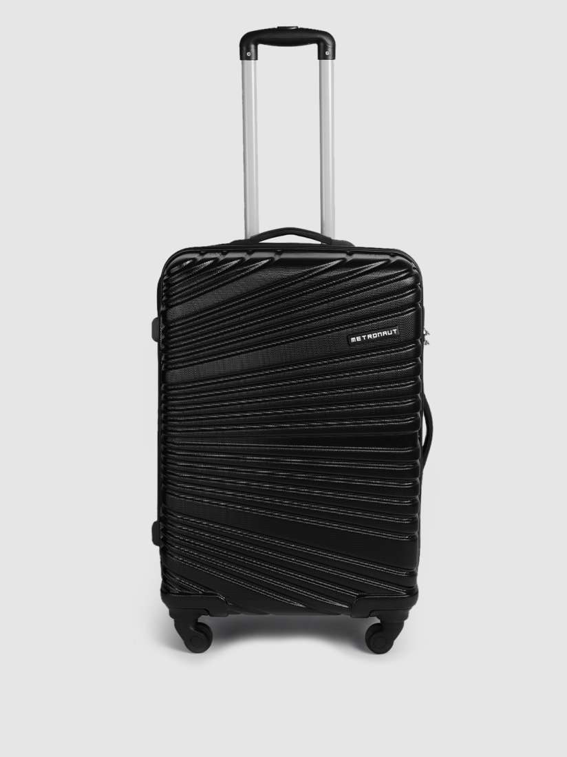 Buy Metronaut Hard Sided Textured 4 Wheels 360 Degree Rotation Medium Trolley Bag 56 cm Trolley Bag for Unisex 23801348 Myntra