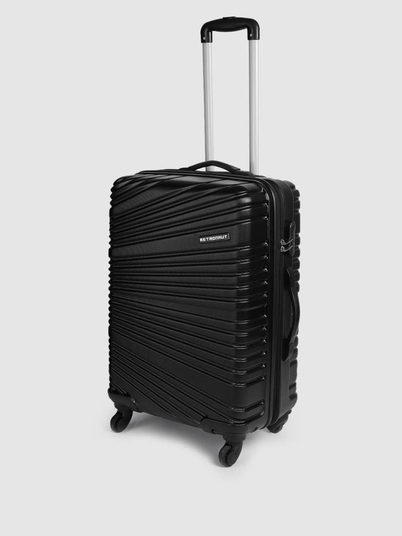 Buy Metronaut Hard Sided Textured 4 Wheels 360 Degree Rotation Medium Trolley Bag 56 cm Trolley Bag for Unisex 23801348 Myntra