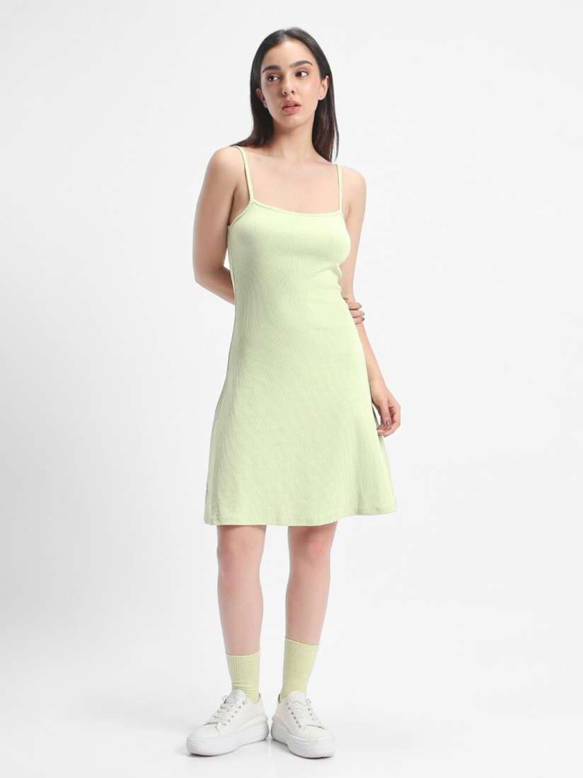 Buy Bewakoof Green Ribbed Dress Dresses for Women 23806494 Myntra