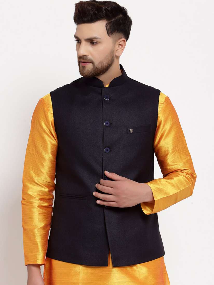 Buy MOHANLAL SONS Slim Fit Sleeveless Nehru Jacket Nehru Jackets for Men 23813950 Myntra
