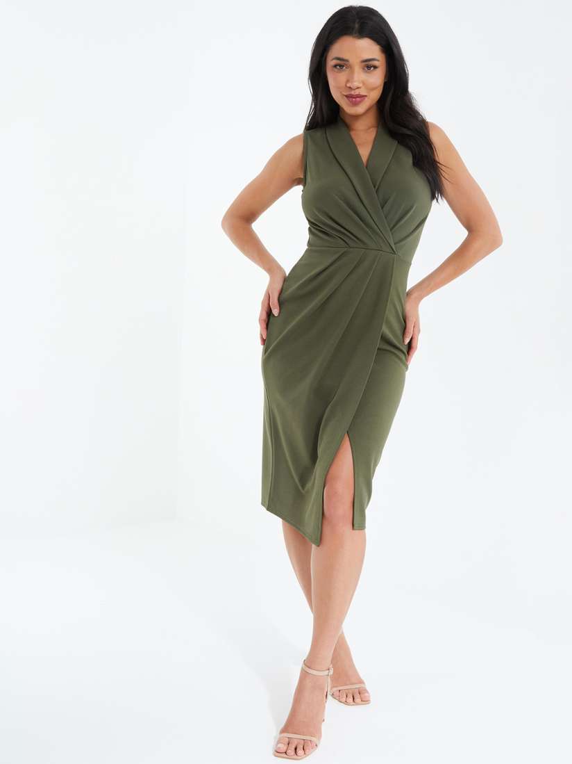 Buy QUIZ Sleeveless Bodycon Midi Dress Dresses for Women 23814454 Myntra