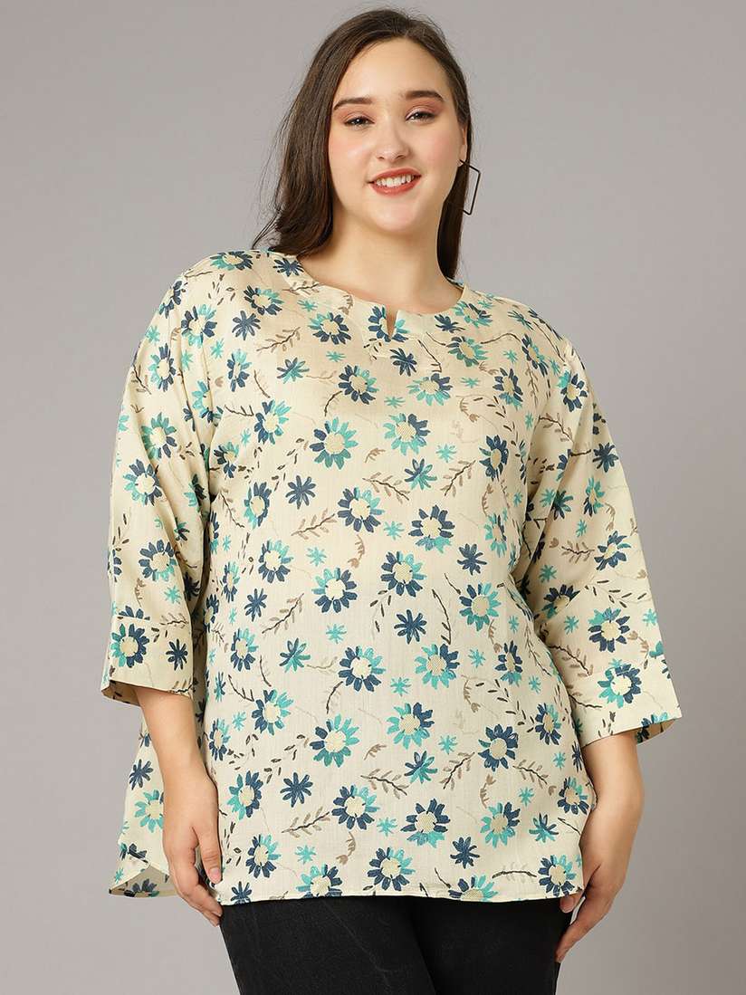 myntra plus size top