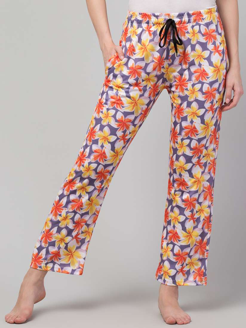 Buy FflirtyGo Women Floral Printed Pyjamas Lounge Pants for Women 23818818 Myntra