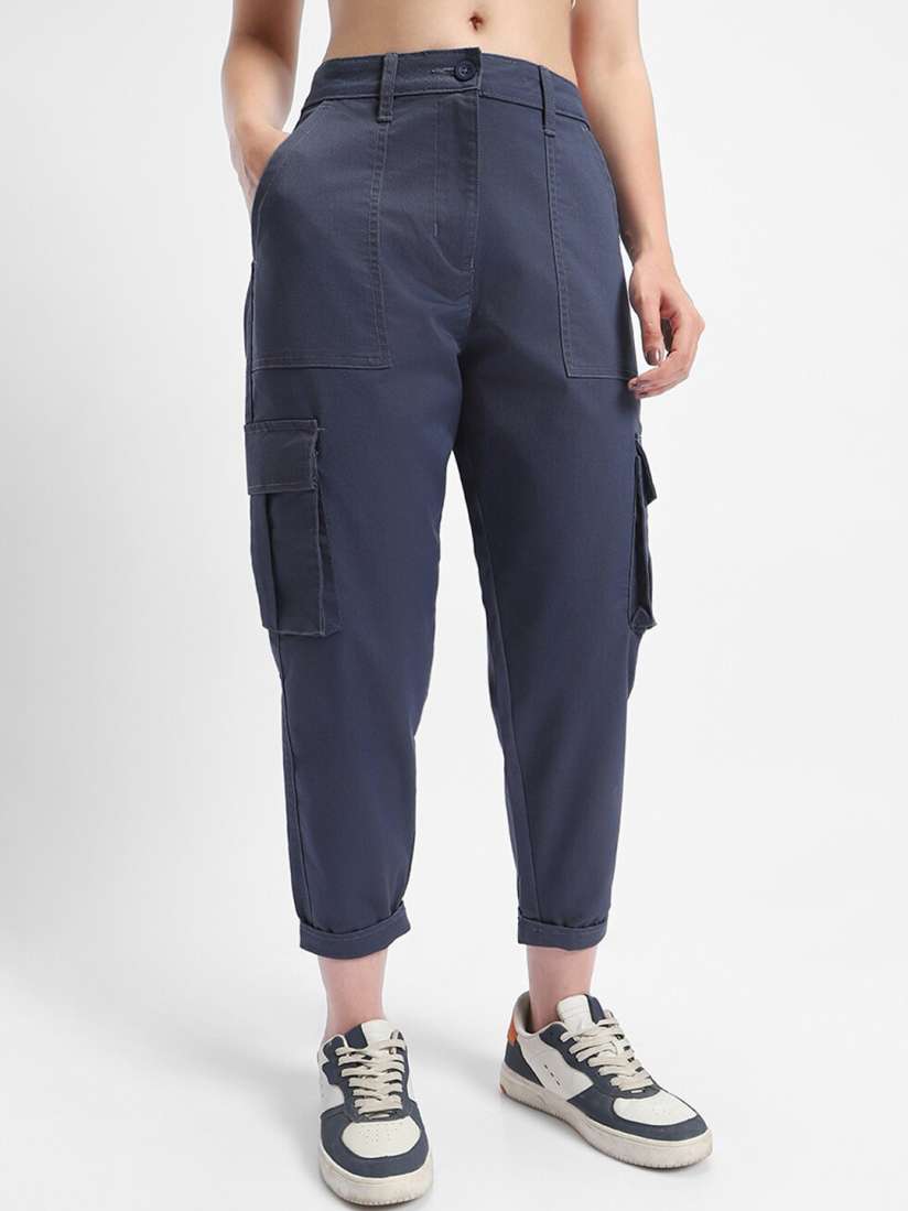 Tapered cargo pants womens hotsell