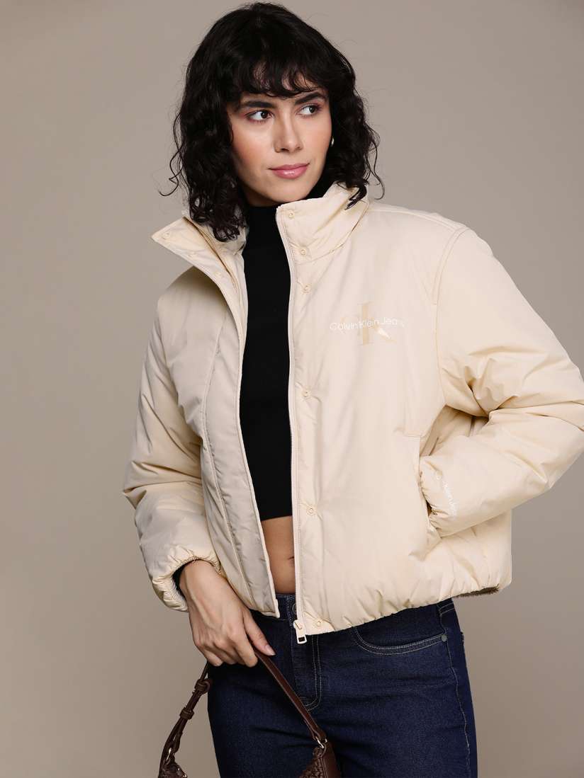 Buy Calvin Klein Jeans Lightweight Padded Jacket Jackets for Women 23823236 Myntra