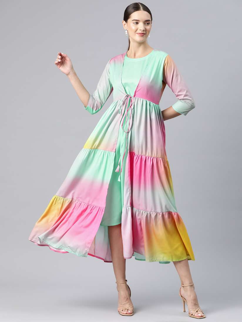 A line dress with shrug discount