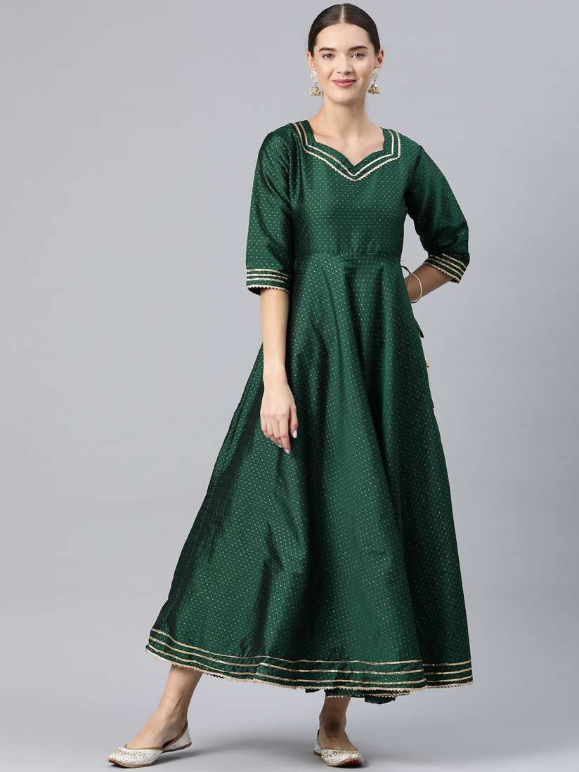 Buy V TRADITION Embroidered Embellished Sweetheart Neck A Line Maxi Dress Ethnic Dresses for Women 23833040 Myntra