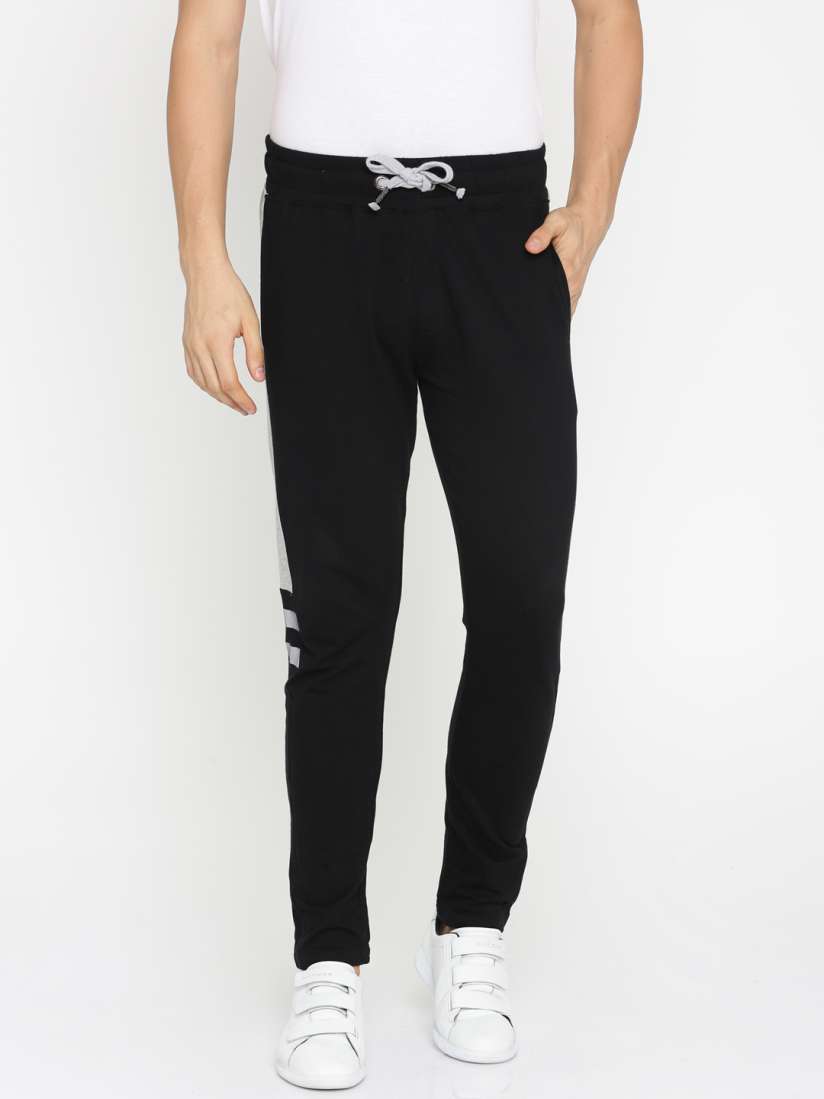 Buy Converse Men Black Solid Joggers Track Pants for Men 2386093 Myntra