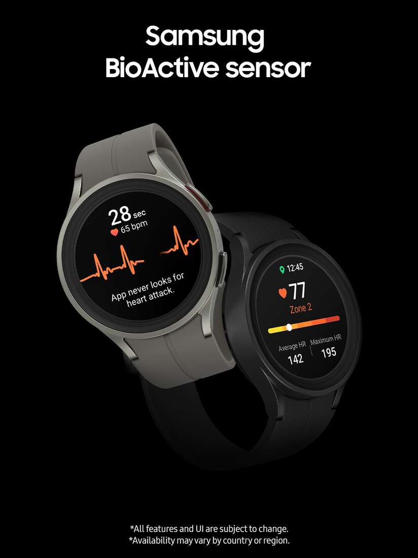 Buy Samsung Galaxy Watch5 Pro Bluetooth (45 mm, Black Titanium  