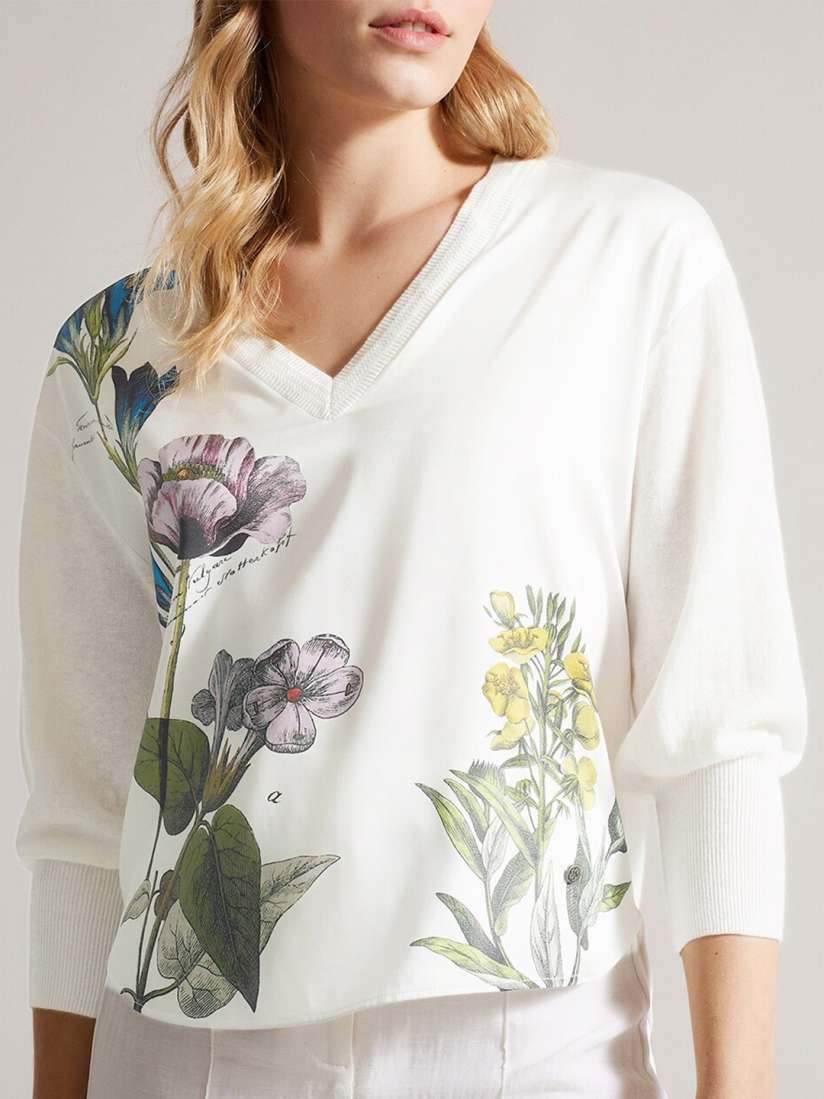 Buy Ted Baker Floral Printed V Neck Pullover Sweaters for Women 23872942 Myntra