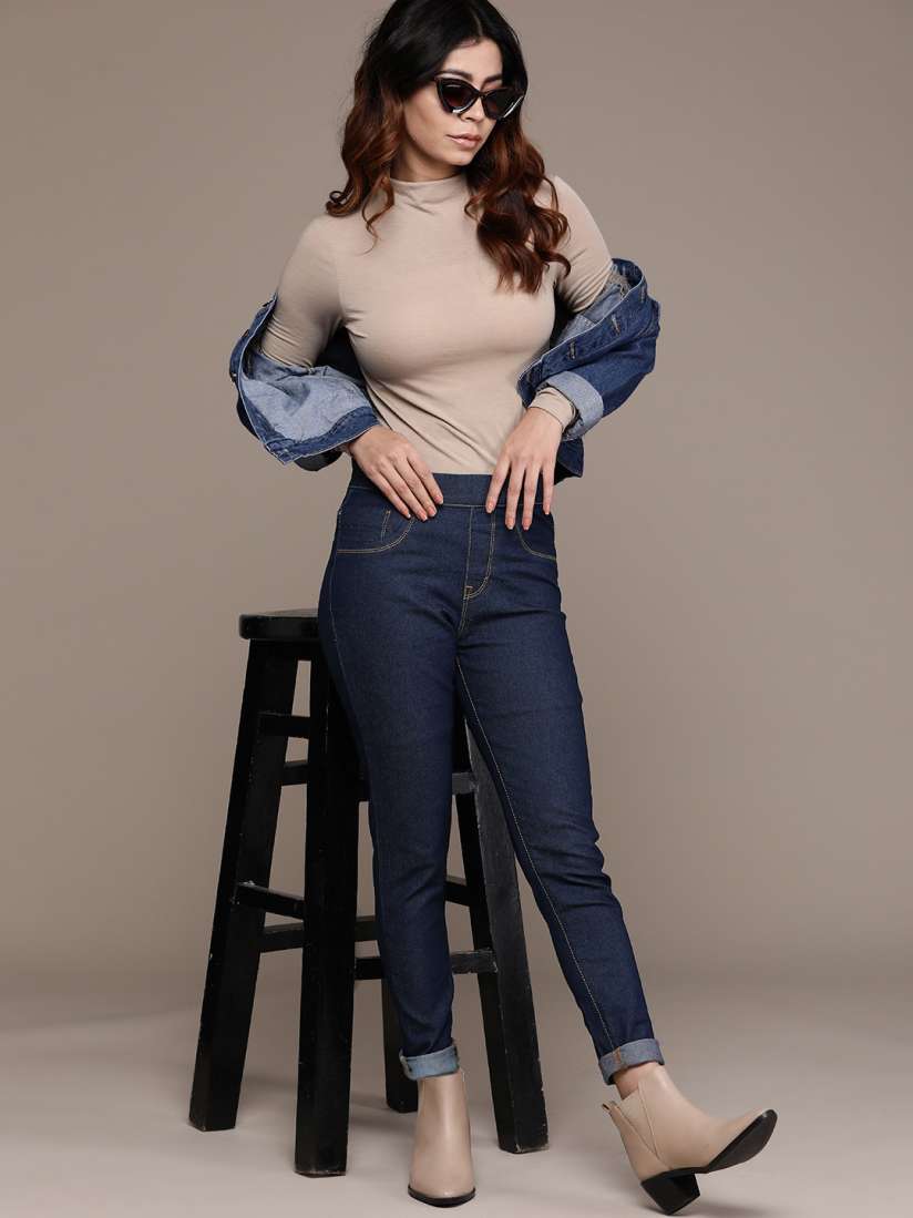 Myntra ladies jeans top clearance