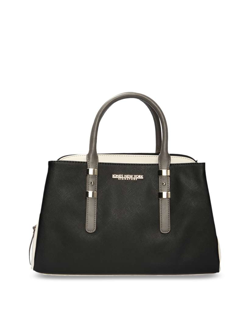 Buy Jones New York Black White Solid Handheld Bag Handbags for Women 2388389 Myntra