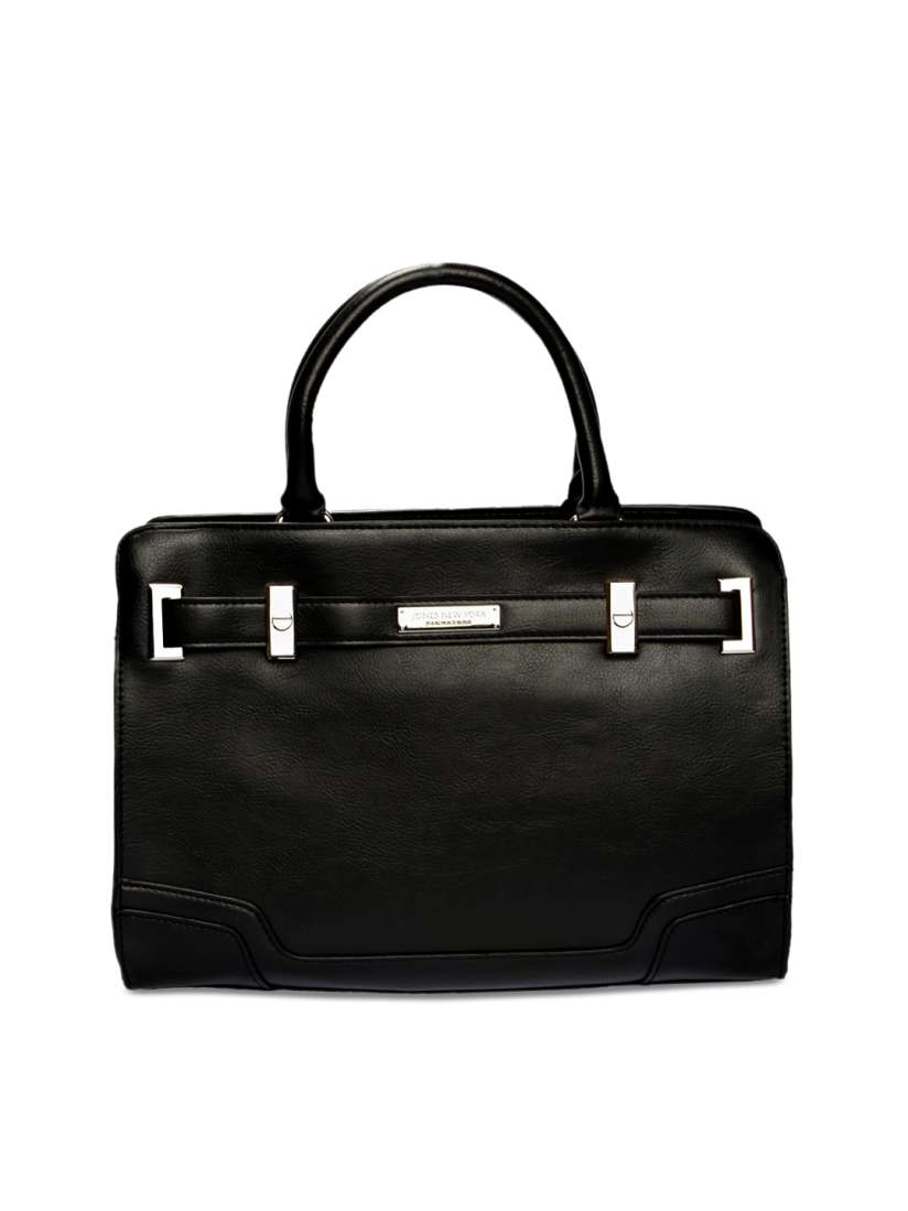 Buy Jones New York Black Solid Satchel Handbags for Women 2388412 Myntra
