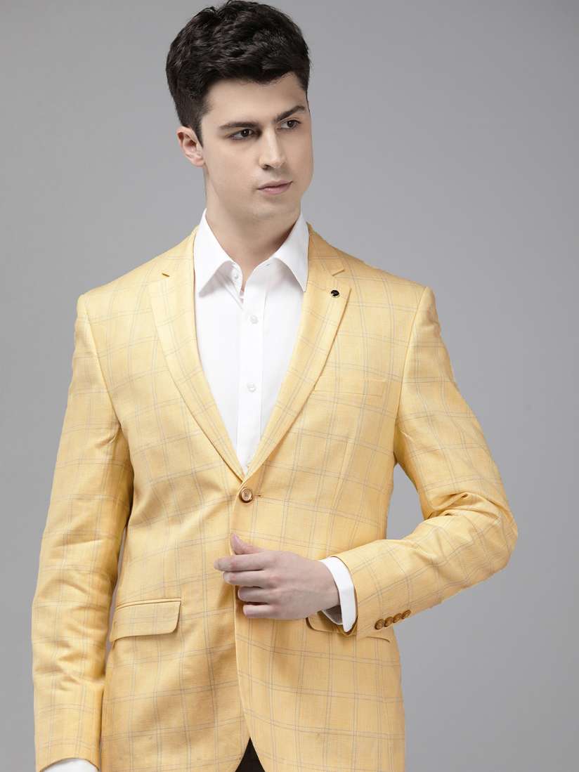 Van heusen linen blazer hot sale
