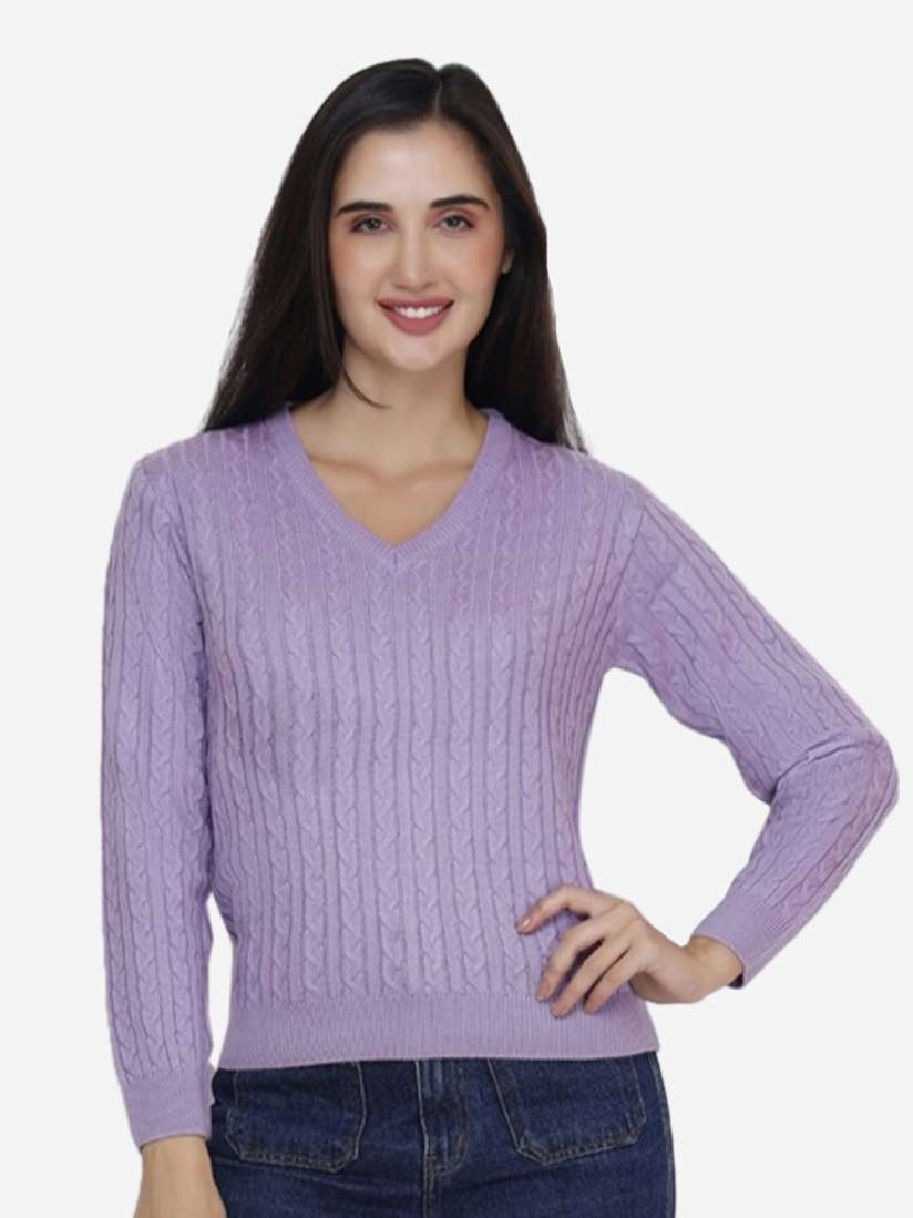 Buy JoE Hazel Cable Knit Acrylic Pullover Sweater Sweaters for Women 23887280 Myntra