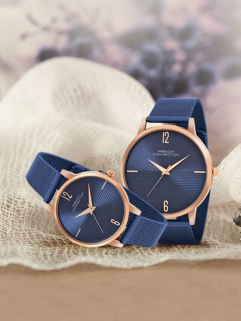 Buy French Connection Unisex Dial Stainless Steel Straps Analogue Couple Watch FCN00061C Watches for Unisex 23889916 Myntra