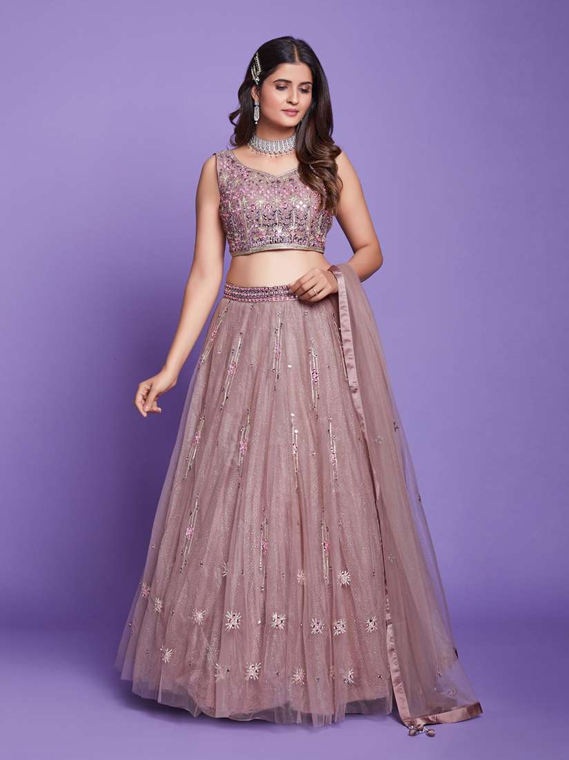 Buy Fusionic Embroidered Thread Work Ready to Wear Lehenga Blouse With Dupatta Lehenga Choli for Women 23892368 Myntra