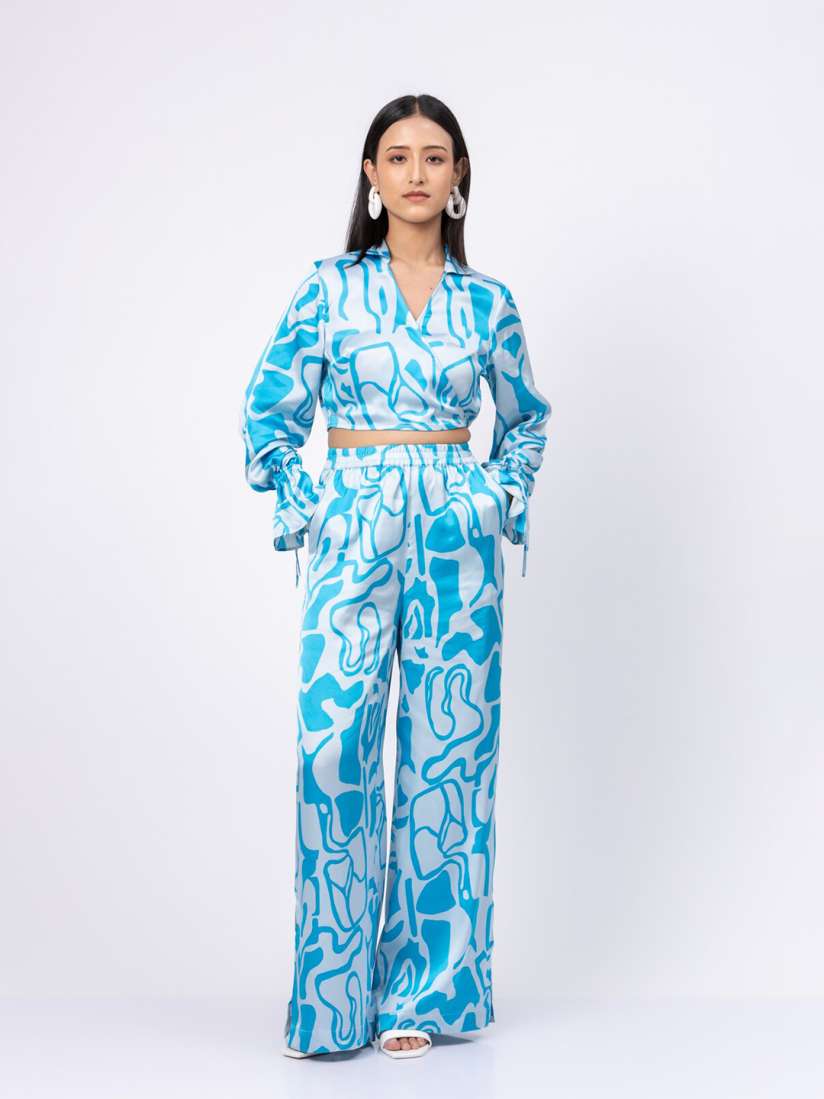 Wrap front blouse h&m 2025