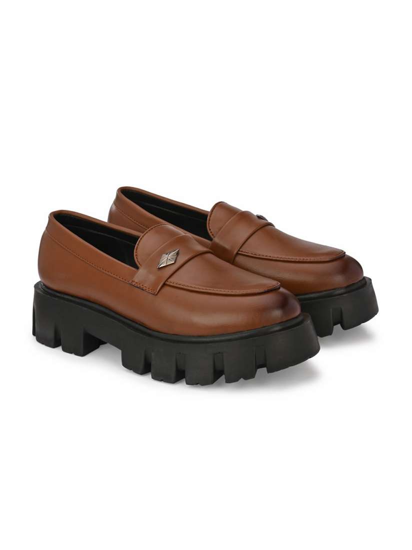 Mens heeled loafers top