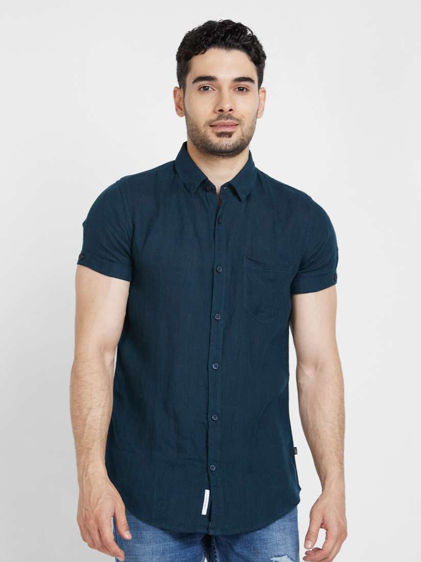 Spykar linen shirts sales