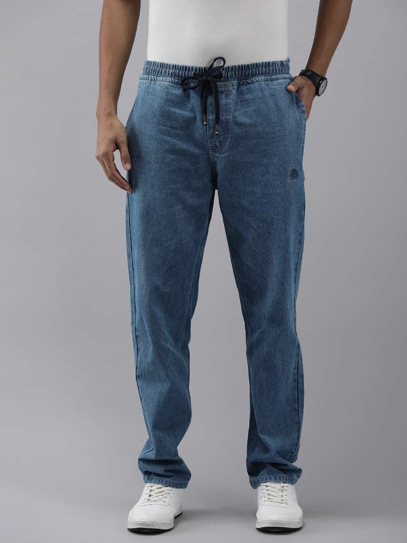 Buy U.S. Polo Assn. Denim Co. Men Regular Fit Mid Rise Pure Cotton Denim Joggers Track Pants for Men 23900904 Myntra