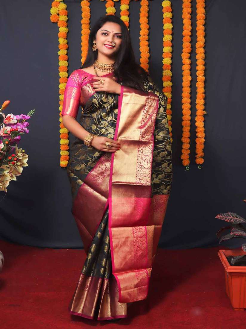 Myntra kanchipuram silk saree new arrivals