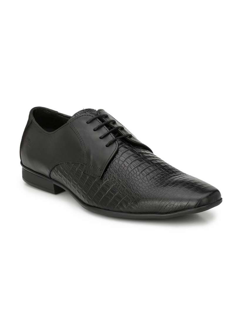 Buy Hitz Men Black Leather Formal Shoes Formal Shoes for Men 2390985 Myntra