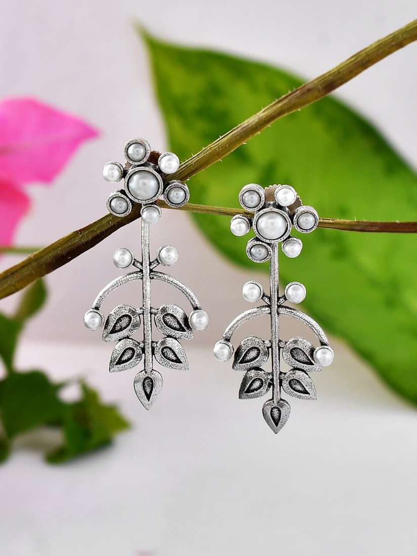 Buy Voylla Brass Contemporary Drop Earrings Earrings for Women 23920458 Myntra