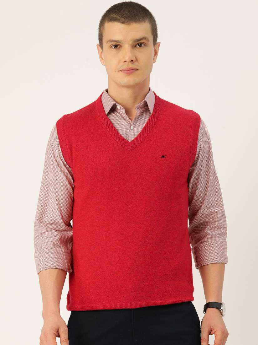 Buy Monte Carlo Men Solid Sweater Vest Sweaters for Men 23920636 Myntra
