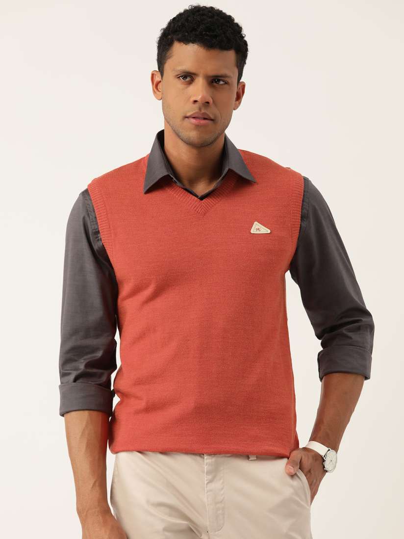 Buy Monte Carlo V Neck Sweater Vest Sweaters for Men 23920880 Myntra