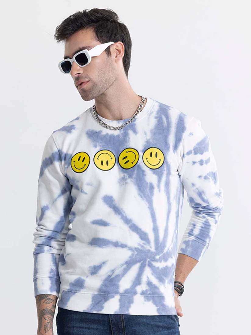 Printed cotton sweatshirt online