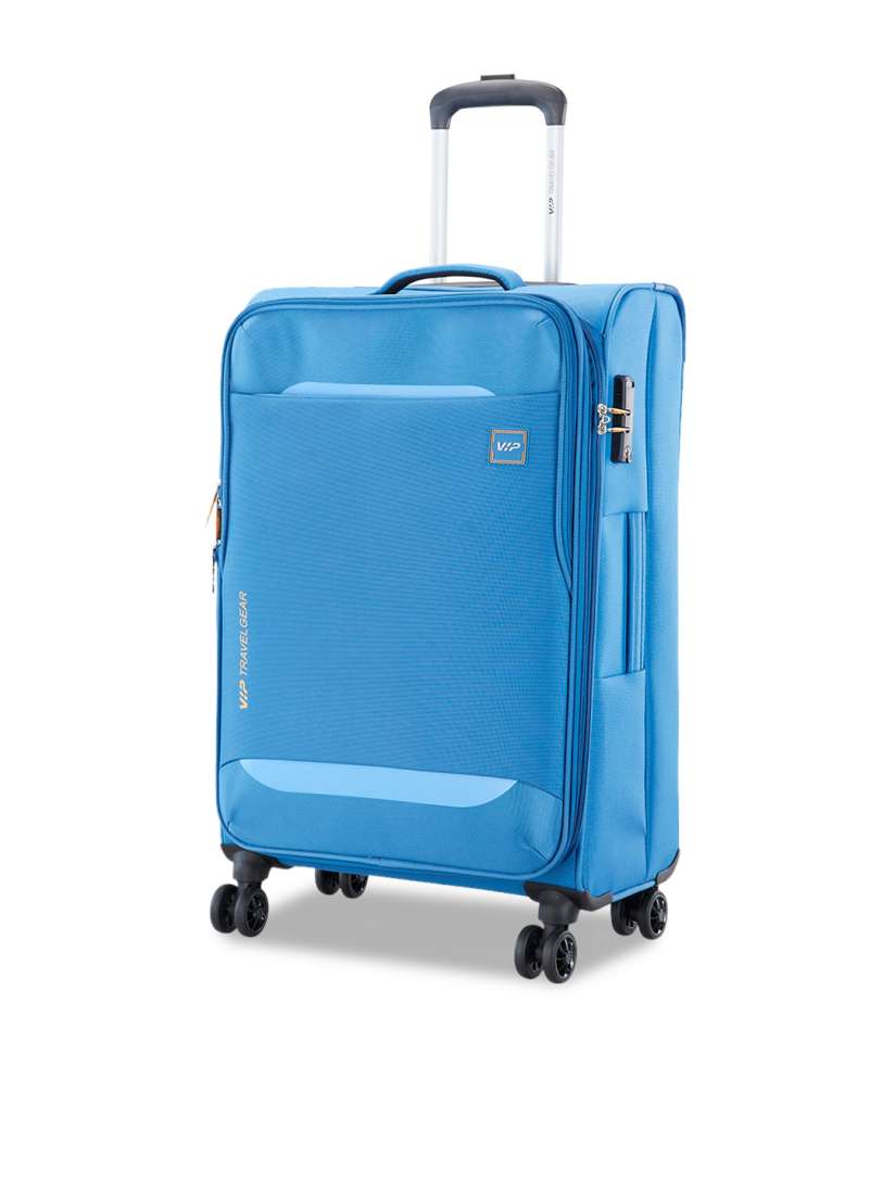 Buy VIP Textured Soft Sided Medium Trolley Bag Trolley Bag for Unisex 23933370 Myntra