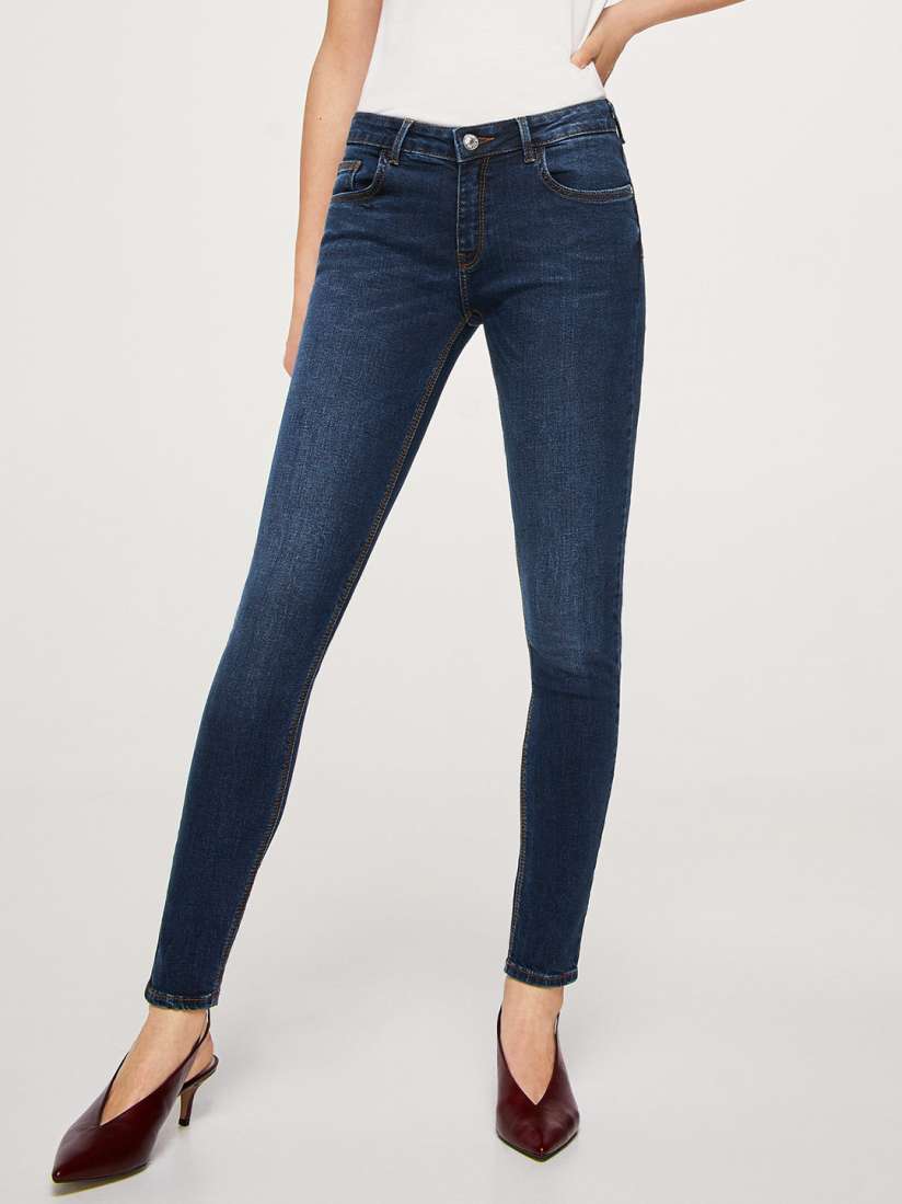 Buy MANGO Women Blue Jegging Fit Mid Rise Clean Look Stretchable Jeans Jeans for Women 2393490 Myntra