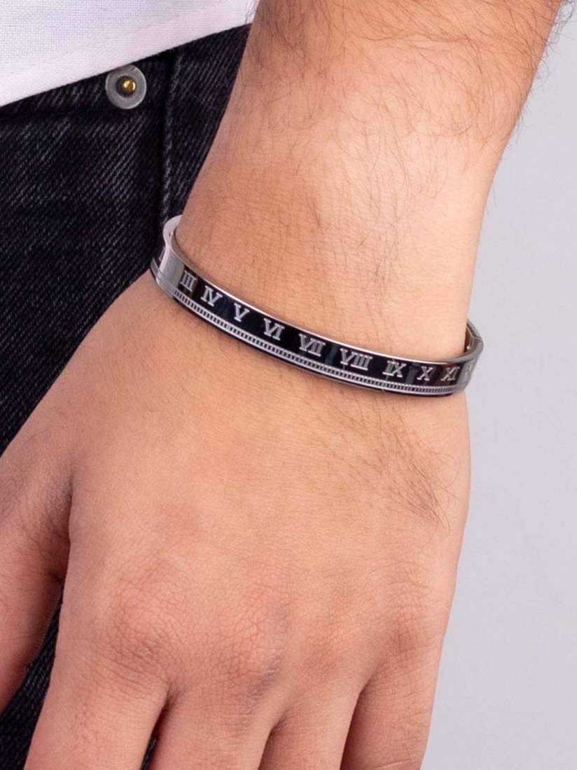 Bracelet for boyfriend silver on sale