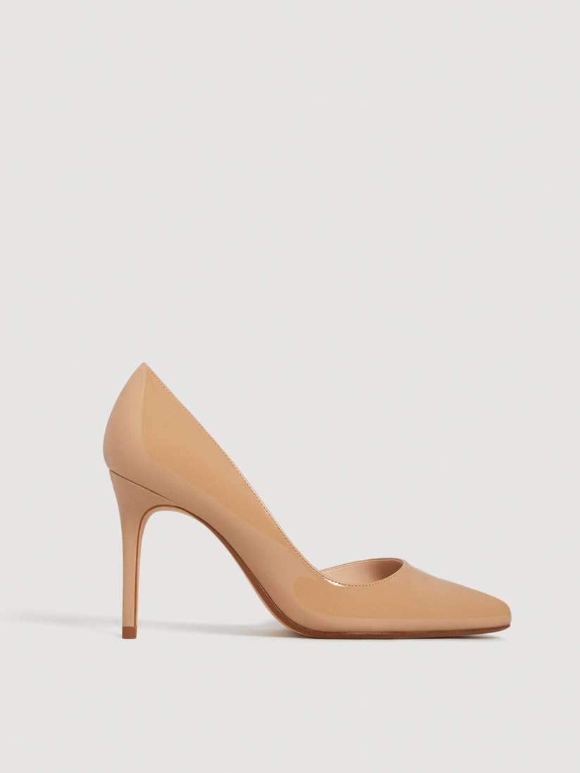 Buy MANGO Women Beige Solid Pumps Heels for Women 2393535 Myntra