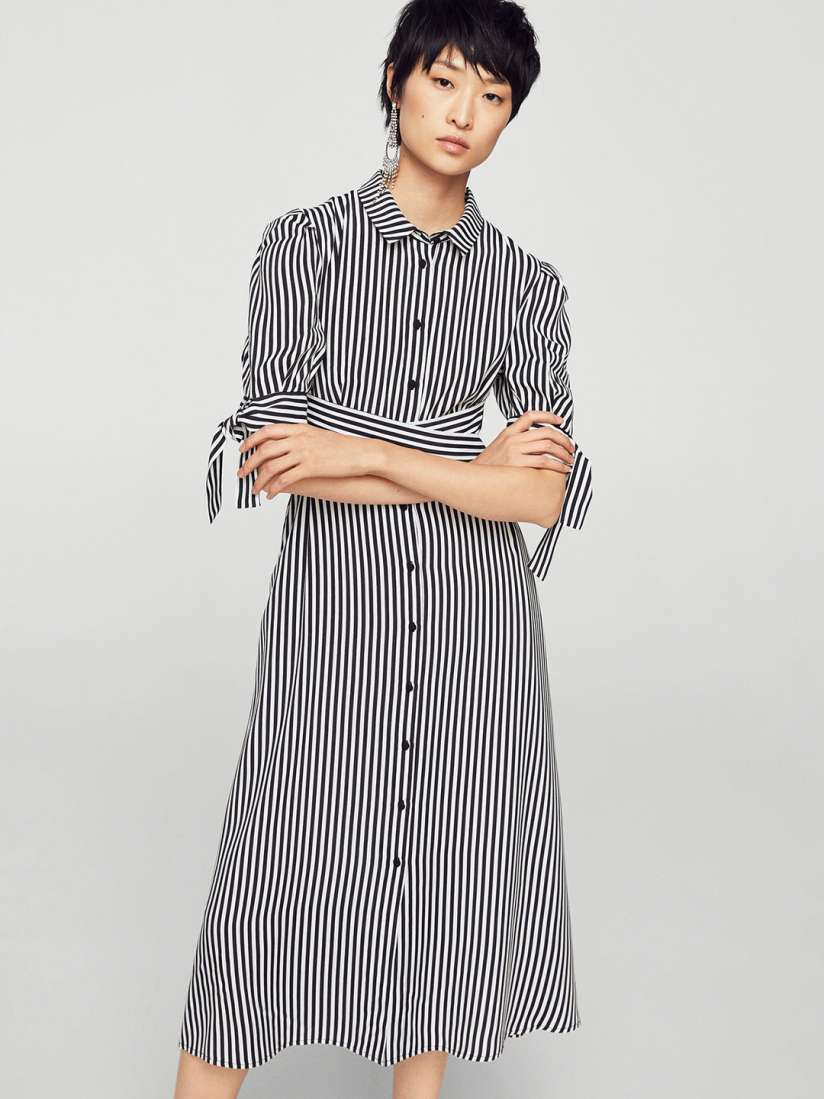 Mango midi shirt dress outlet
