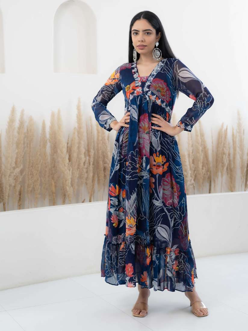 Long sleeve empire dress deals
