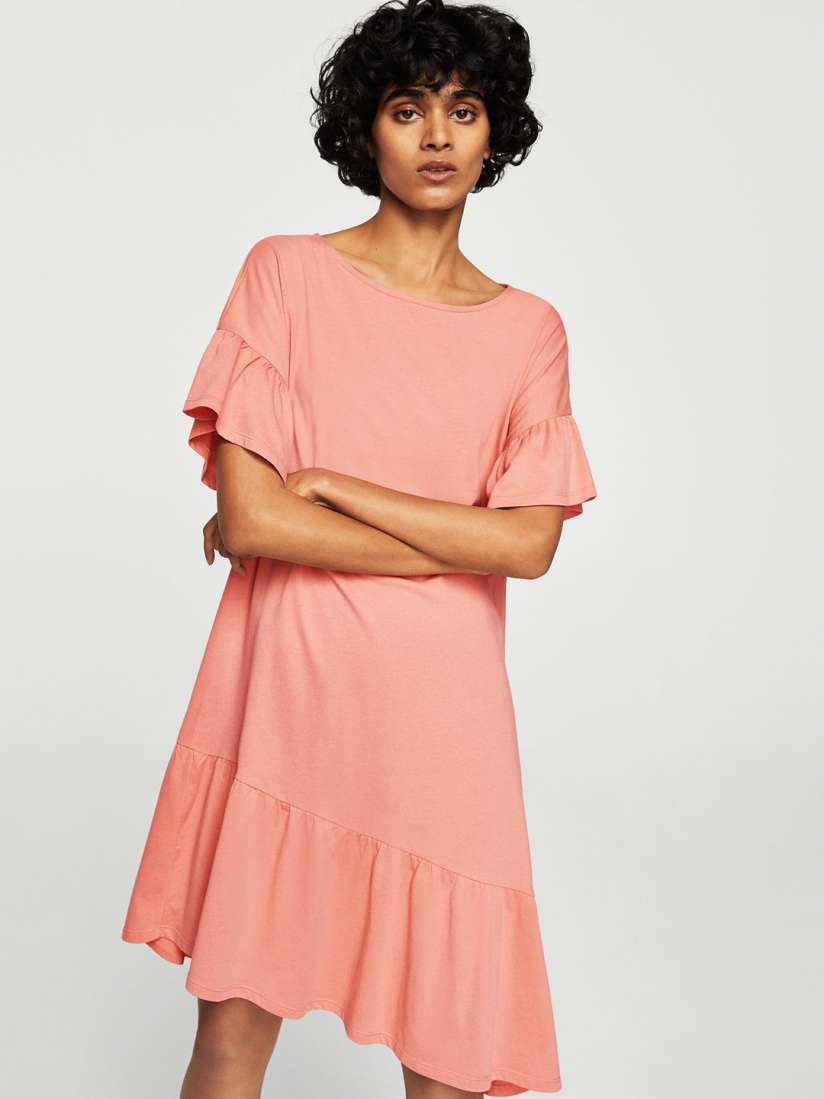 Mango peach dress 2025